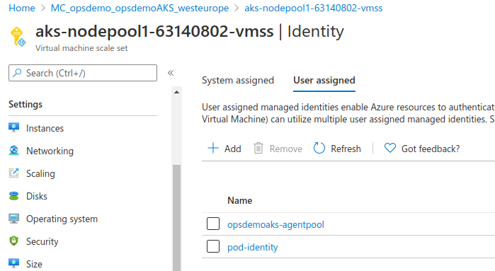 assing managed identity to scale-set